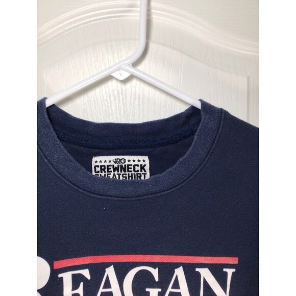 Rowdy Gentleman Reagan Bush 1984 Presidential Campaign Throwback Sweatshirt L - Picture 4 of 16